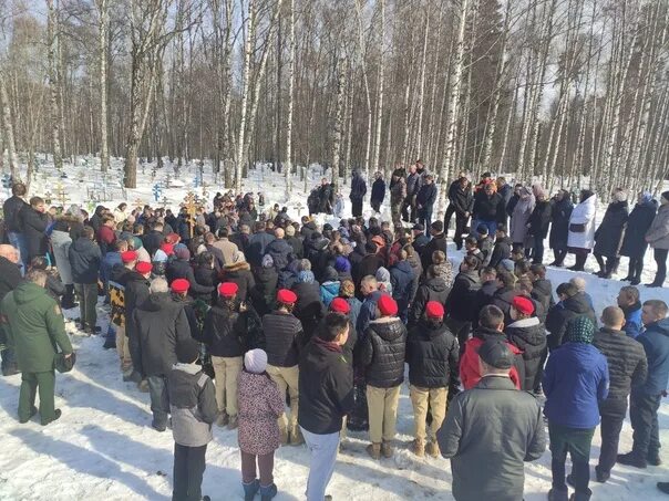 Похороны солдата в Марий Эл.