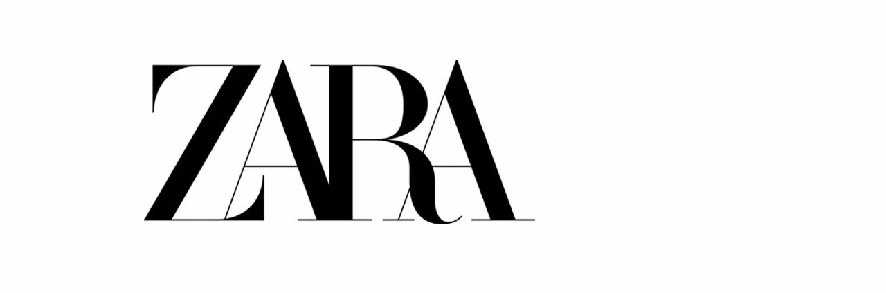 Х зарам. Zara logo.