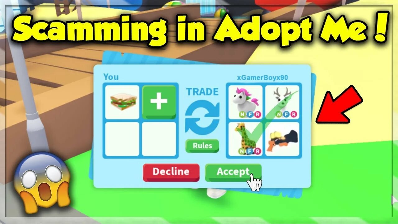 Adopt me scam script. Adopt me scam. scam me.