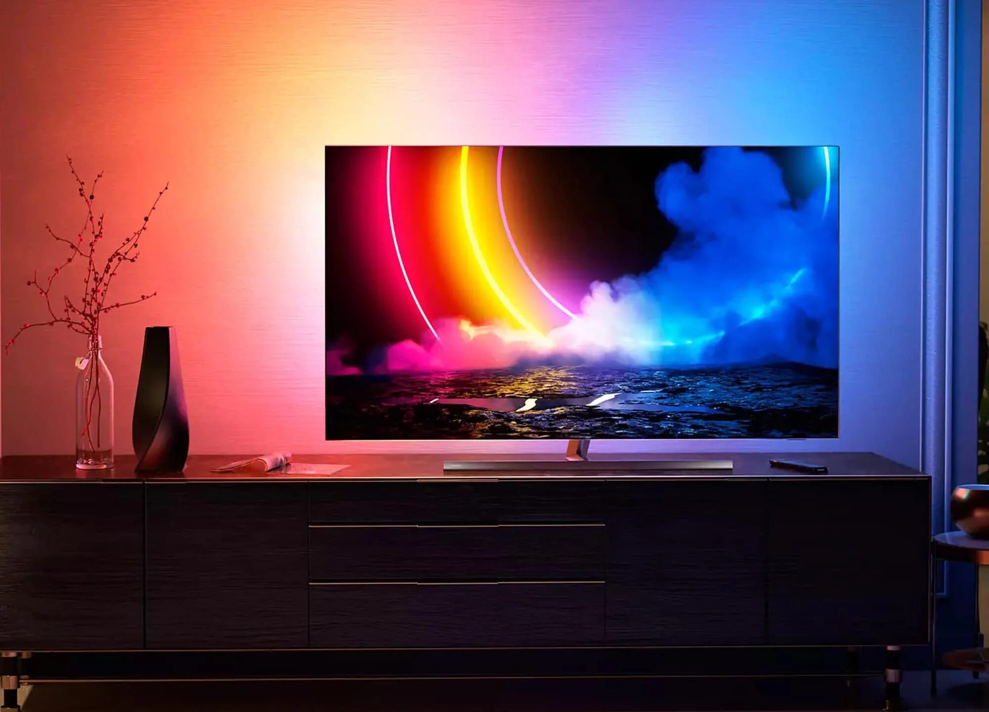 Philips oled обзор. Philips oled 806. philips ambilight 55.