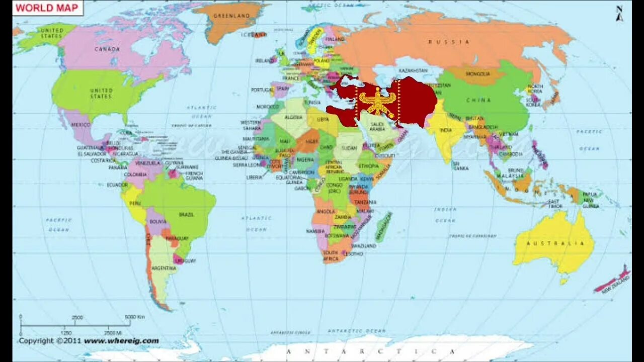 True world maps