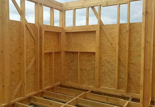 Стены деревянные каркасные. Каркас деревянного дома. Деревянный дом снаружи осп. Каркас из осб. Каркасная стена из осп.