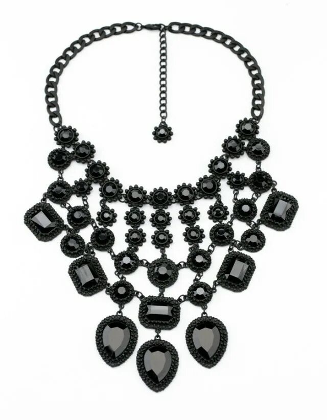 колье с черными бриллиантами. колье из черных бриллиантов. колье с черным бриллиантом. колье с черными бриллиантами.
