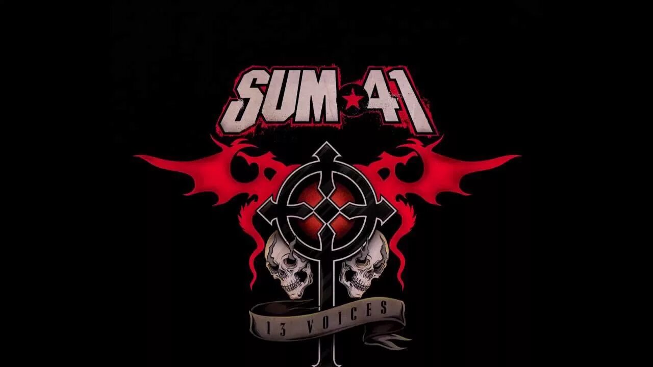 Sum 41 heaven x hell 2024. Sum 41 логотип. Sum 41 13 Voices. Sum 41 "13 Voices, CD". Sum 41 арты.