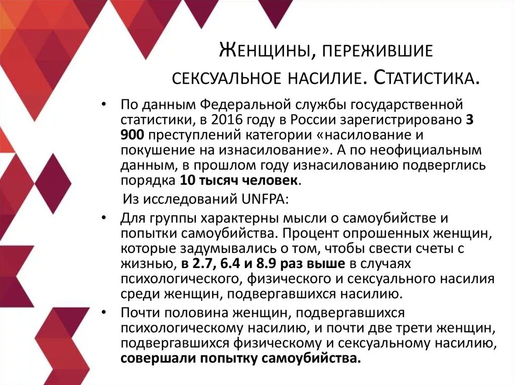 Проценты насилий. Проценты насилий