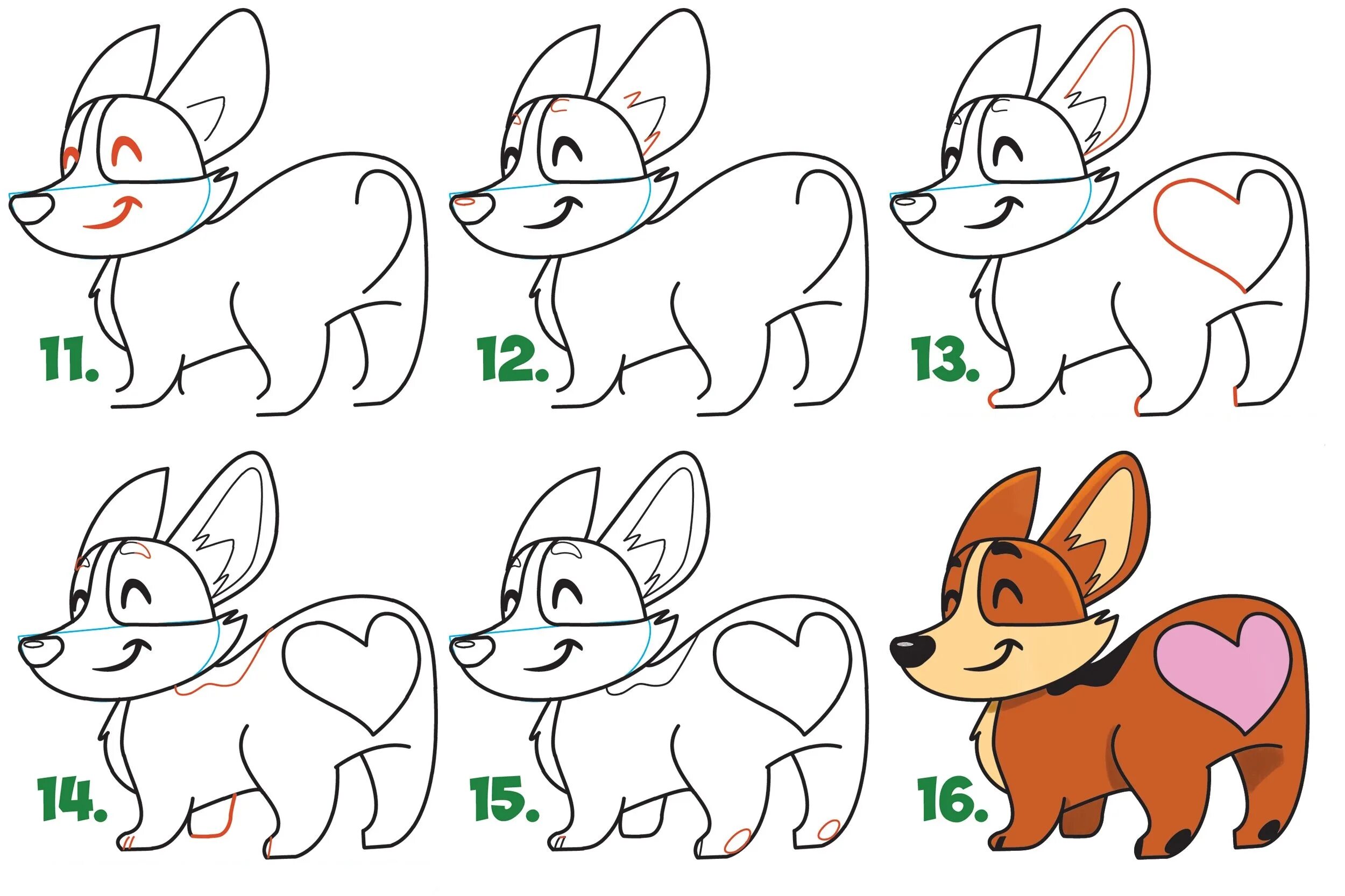 Корги рисунок поэтапно. Урок рисования корги. Рисунок корги легкий. Лёгкие рисунки корги. Как нарисовать корги поэтапно.
