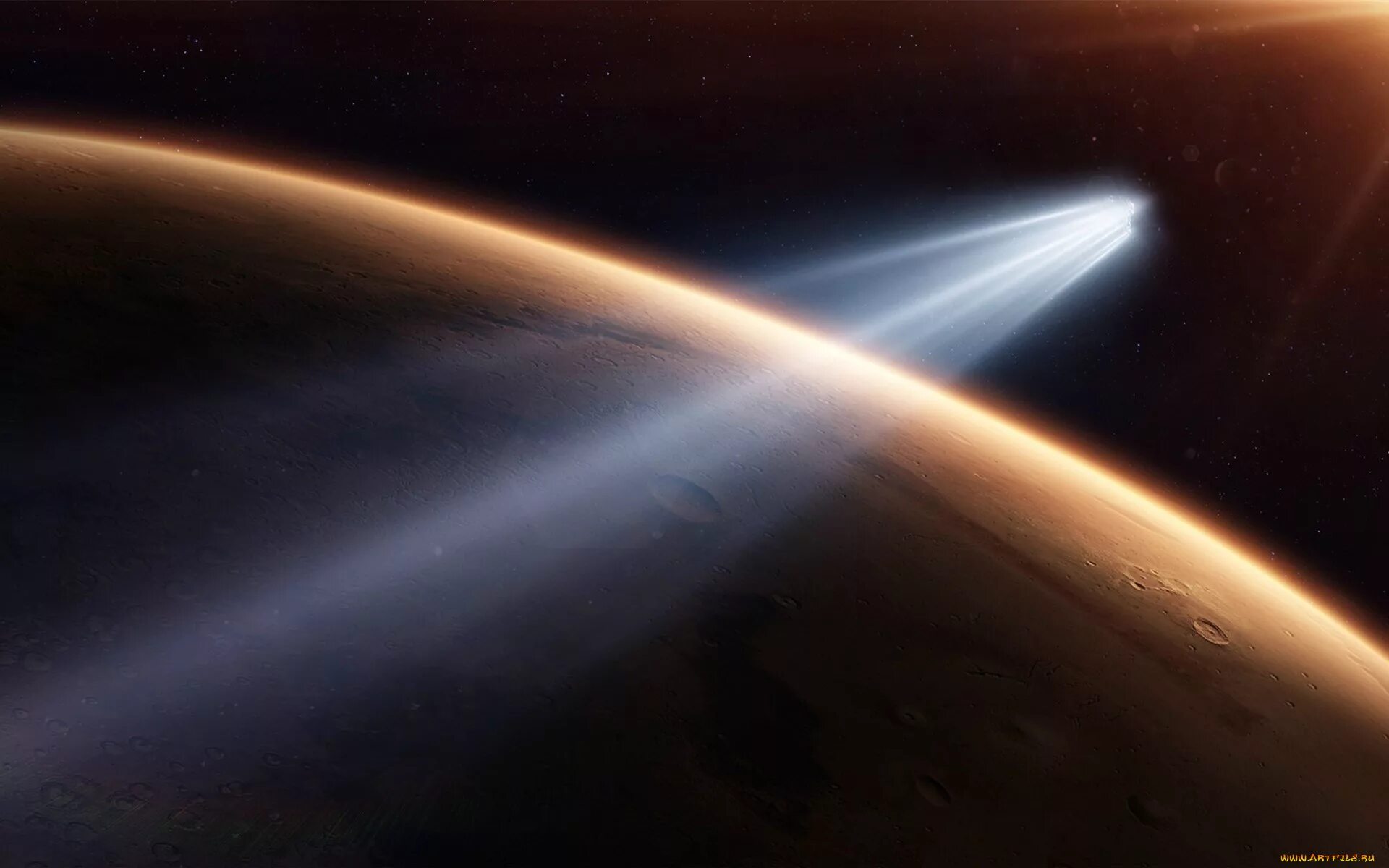 Комета леонард. Комета леонардо. Кометы пролетающие над планетой. Neowise c/2020 f3. Комета в космосе.