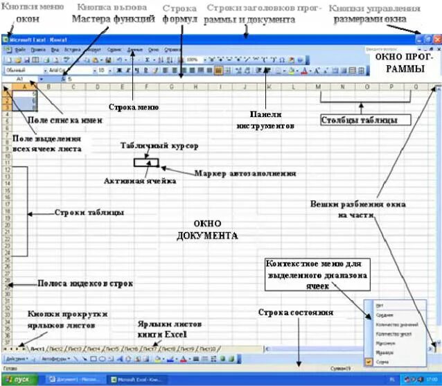 Маркер строки