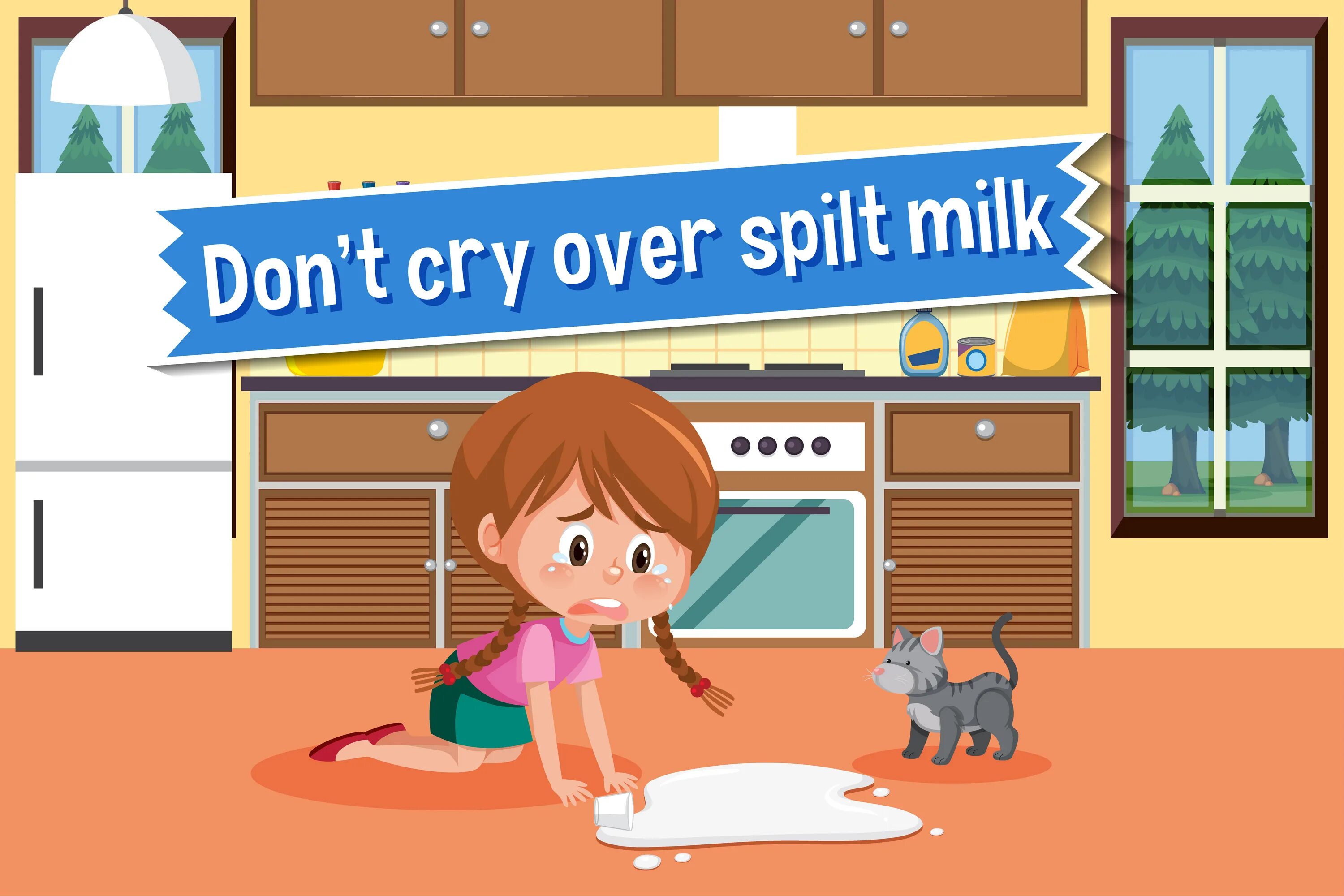 Don’t Cry over spilt Milk фото. Spilt Milk идиома. Cry over spilt Milk картинка. Плакать над пролитым молоком иллюстрация идиома. Crying over spilt milk идиома перевод