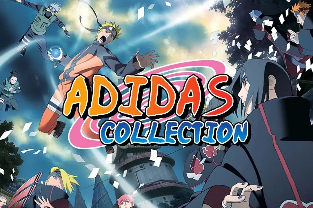 Наруто коллекшн. Коллаборация адидас и наруто. коллаборации с наруто. adidas naruto collection. коллаб наруто.