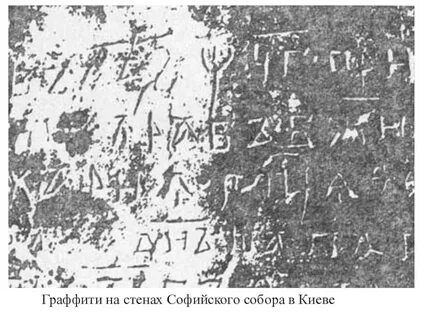 Граффити в древней руси
