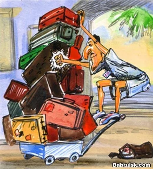 Произведение переехал. Смешной чемодан. Чемодан карикатура. Карикатура веселый чемодан. Переполненный чемодан.