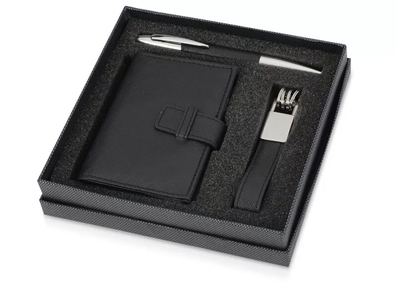 Подарочный набор с ежедневником. Подарочный набор блокнот и ручка. Кожаный блокнот с гравировкой. Наборы ежедневник с логотипом. Визитница r0017sa000.