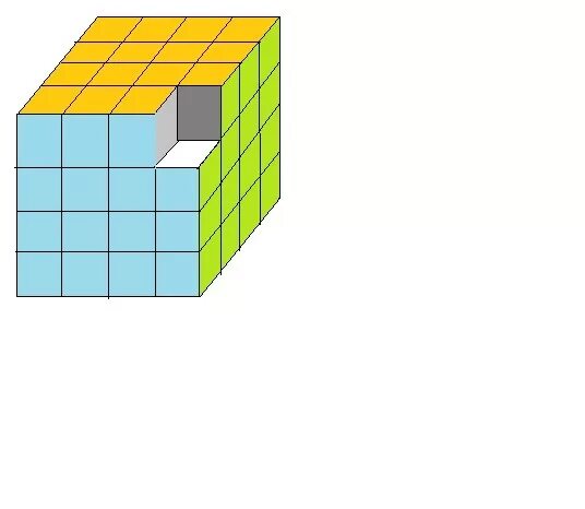 Окрашенный кубик с ребром 4 см распилили на кубики с ребром в 1. Кубик с ребром из 4 кубиков. Куб поделенный на кубики. Кубик 1 кубический см.