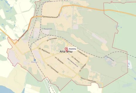 Карта апатиты