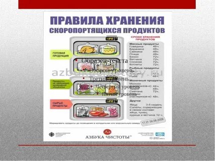 Упаковка и срок хранение продуктов