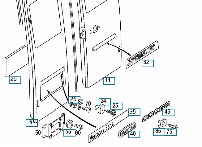 Мерседес Спринтер боковая дверь схема. Схема сдвижной двери мерседесе Спринтер 906. Двери Мерседес Спринтер Классик. Схема сдвижной двери Спринтер 903.