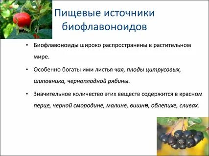Биофлавоноиды это