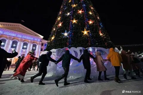 Новогодние праздники в томске