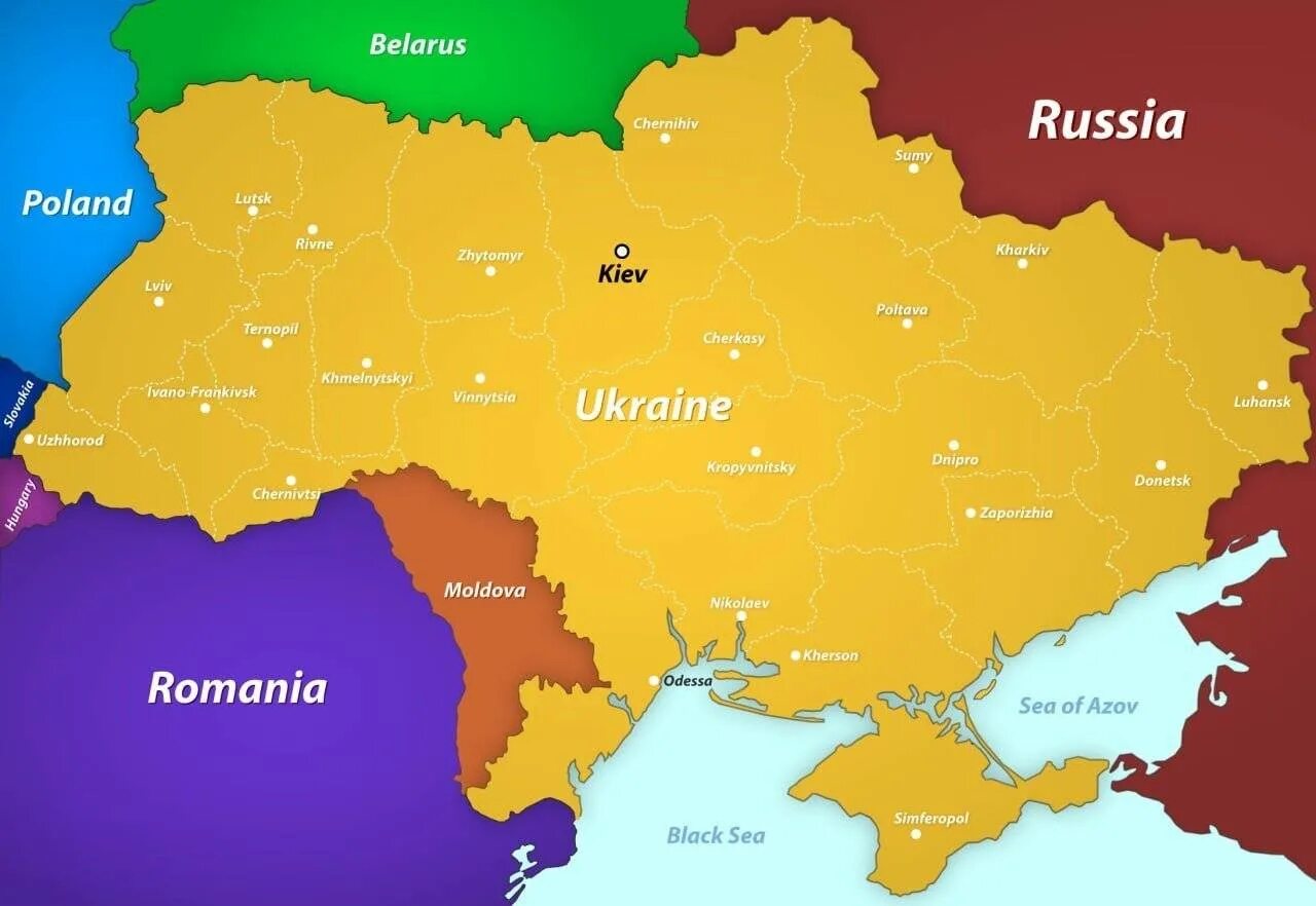 Какой была украина в 1991 году. Карта Украины. Украина карта Украины. Карта России и Украины. Современная карта Украины.