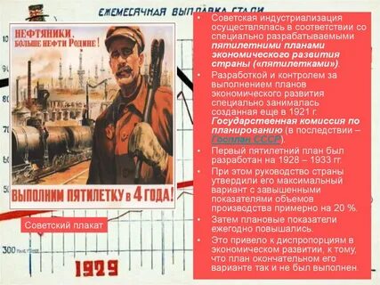 Индустриализация осуществлялась