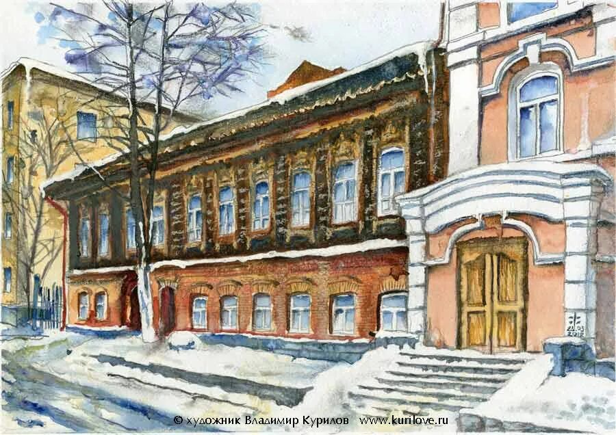 Улица Каинская Новосибирск. Курилов художник Новосибирск.