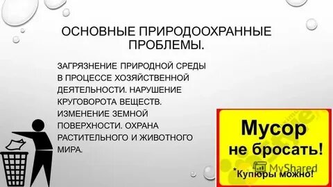 Природоохранная деятельность человека