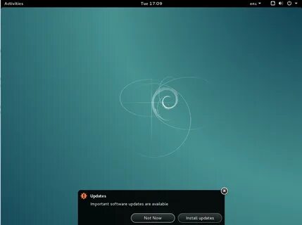 Debian install gnome