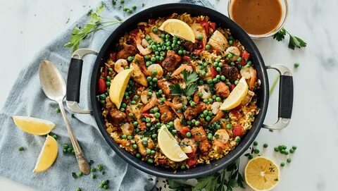 Паэлья с курицей