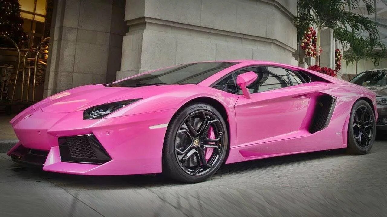 Где розовые машины. Ламборджини авентадор розовая. Ламборджини Мурселаго розовая. Ламборджини Хуракан розовая. Lamborghini Aventador розовый.