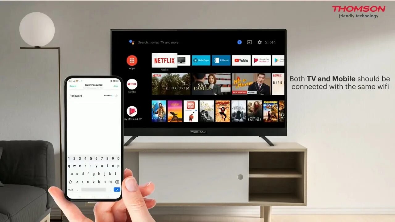 Телевизор томсон андроид. Thomson телевизор Smart TV Android. Android TV Томсон. Телевизор Томсон кнопки на телевизоре. Меню андроид ТВ Томпсон.