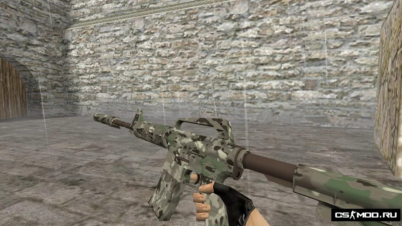 M4a1 s смешанный камуфляж. Varicamo m4a1. varicamo m4a1-s. m4a1-s  смешанный камуфляж (немного поношенное).