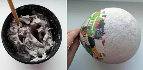 Папье маше из клея пва и бумаги