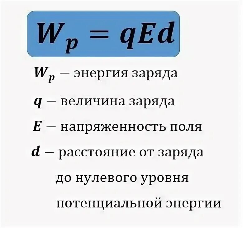 Формула потенциала энергии заряда. Потенциальная энергия электрического заряда формула. Формула потенциальной энергии однородного электростатического поля. Потенциальная энергия электростатического поля формула. Чему равна потенциальная энергия заряженной частицы