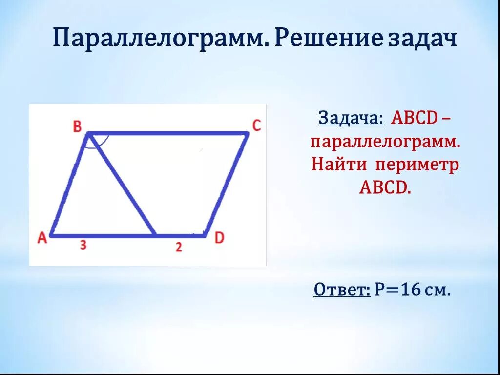 Площади четырехугольников самостоятельная работа