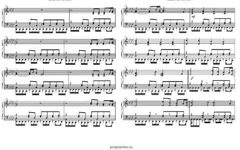 Linkin park in the end ноты