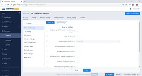 Grandstream device management system