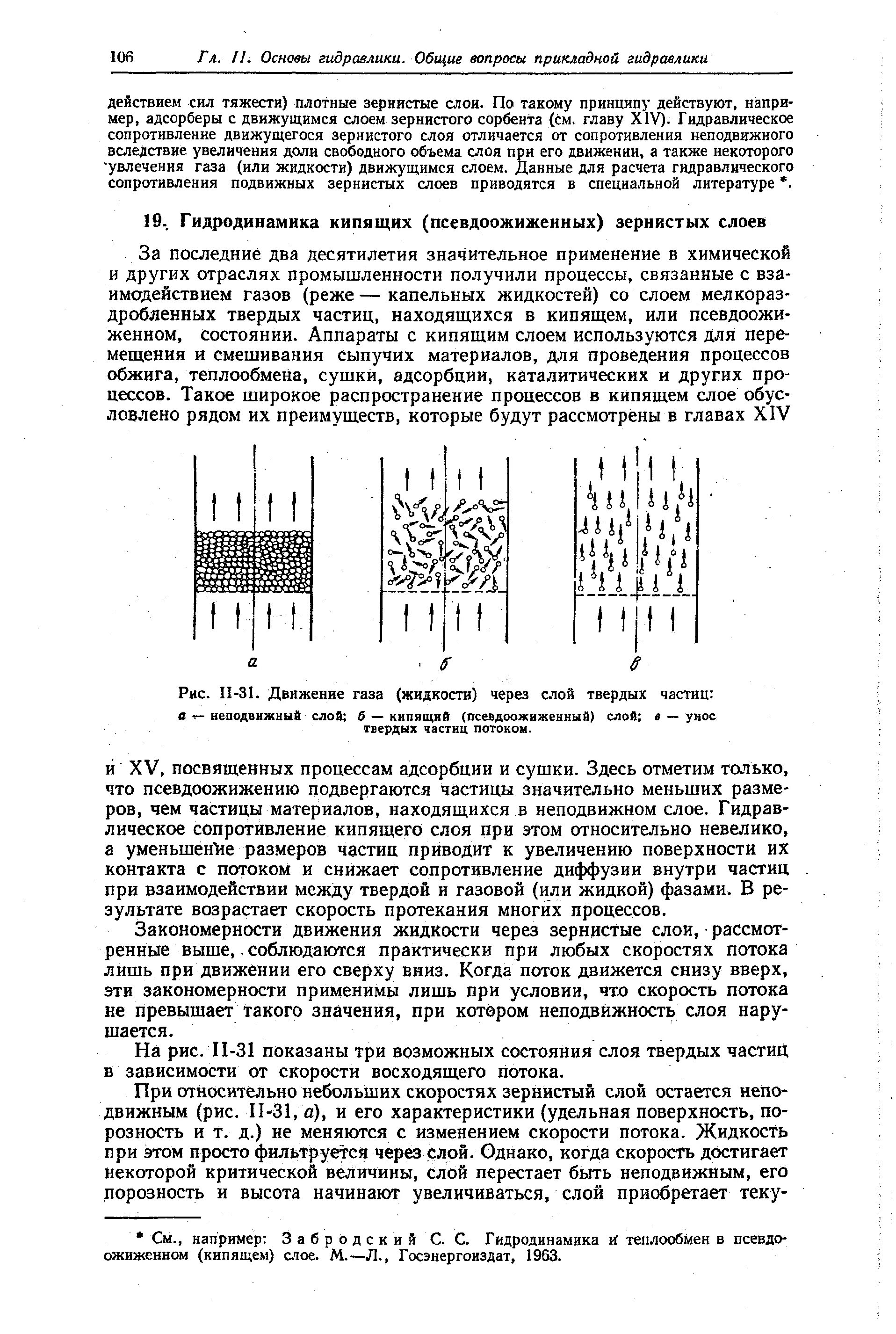 Неподвижный зернистый слой
