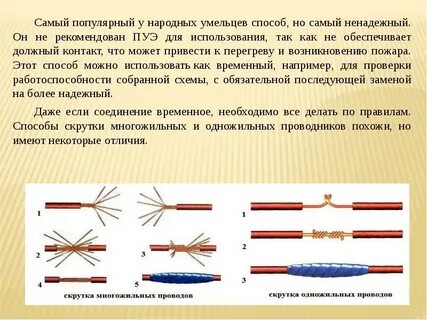 Назначение проводки