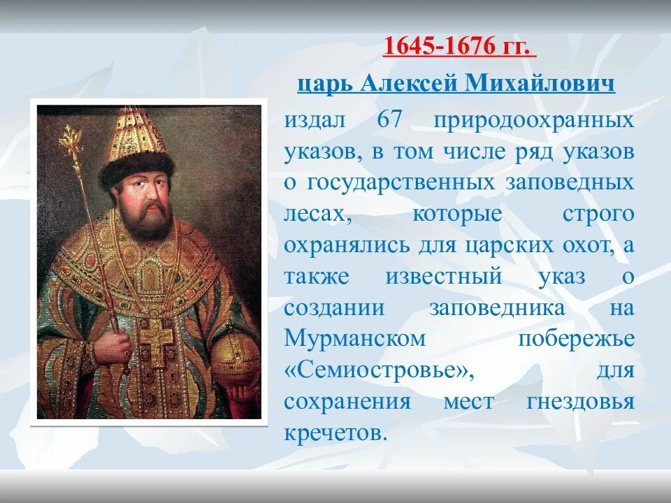 Сообщение о царе
