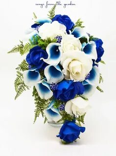 White and royal blue