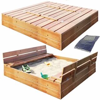 Песочница с крышкой