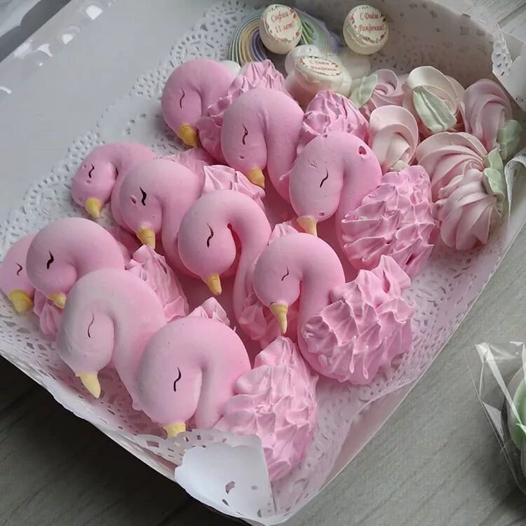 Цыплята из зефира