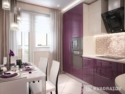Кухня в квартире 3 на 3