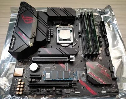 Материнская плата asus rog strix b360