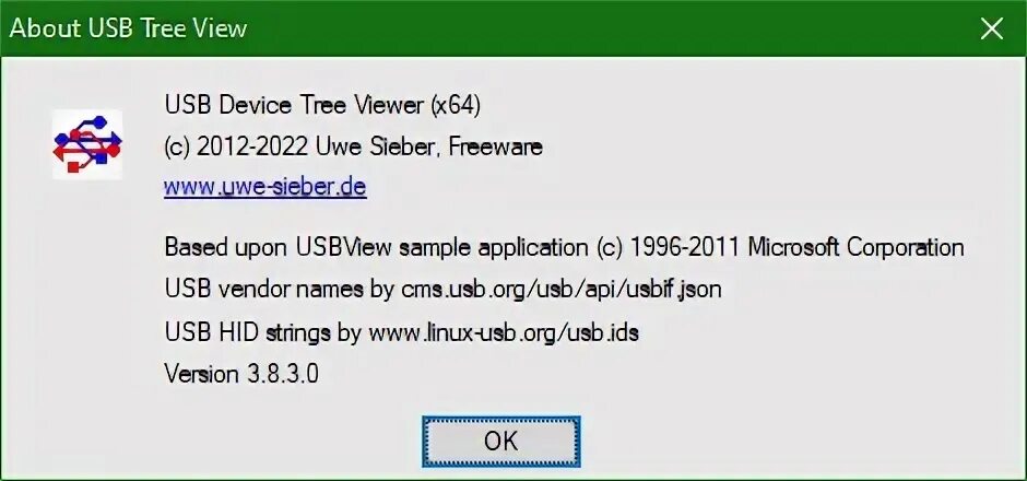 Usb device tree viewer. Usb tree view.