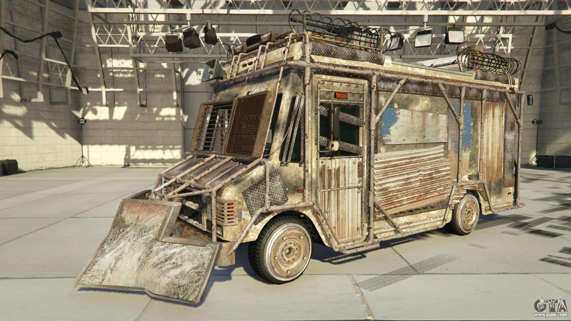 Boxville броня GTA 5. Armored Boxville GTA 5. Грузовик таран