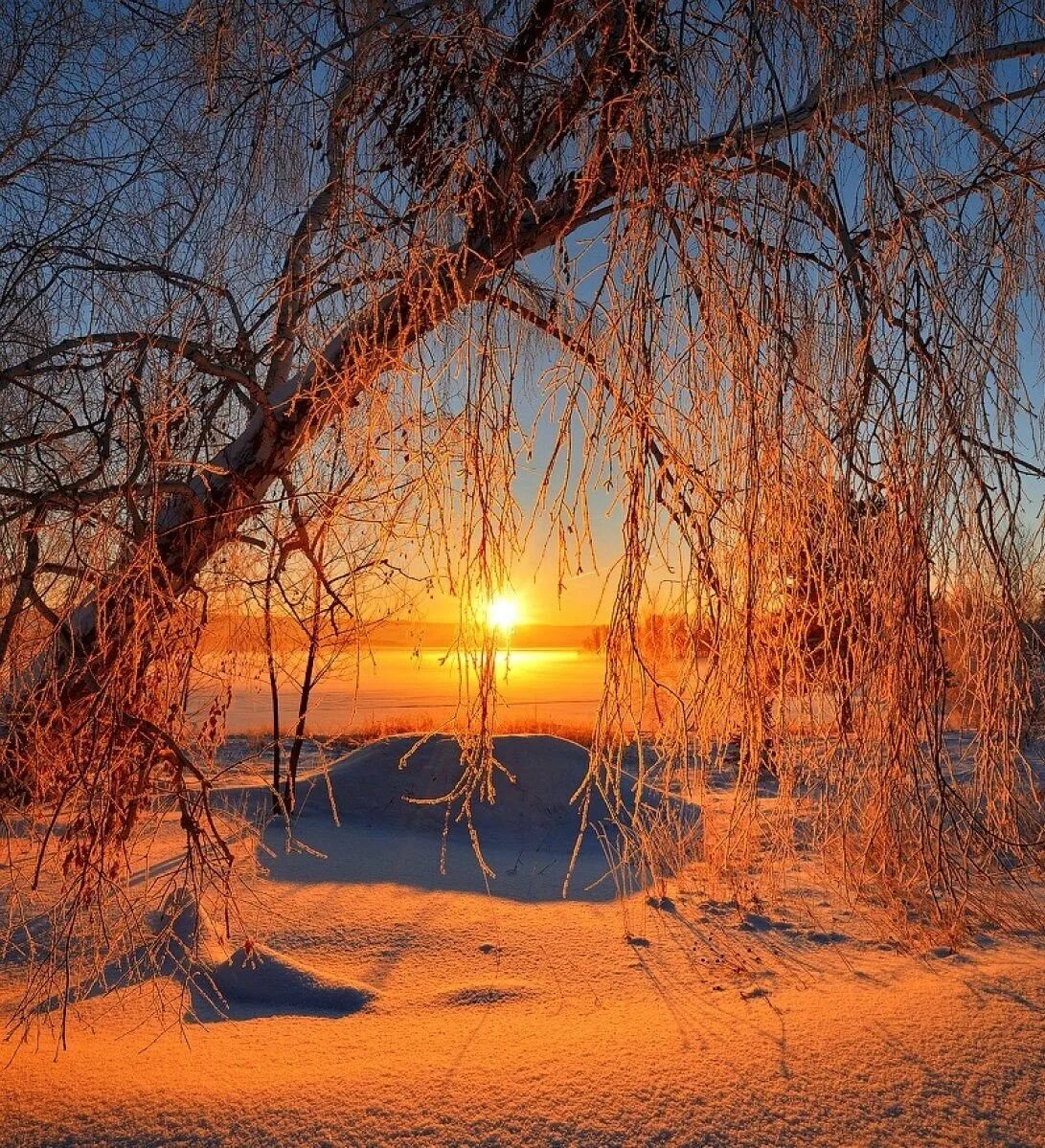 Февральский пейзаж. Зимний вечер. Природа вечер. Зимний рассвет. Добрый вечер февраль картинки красивые