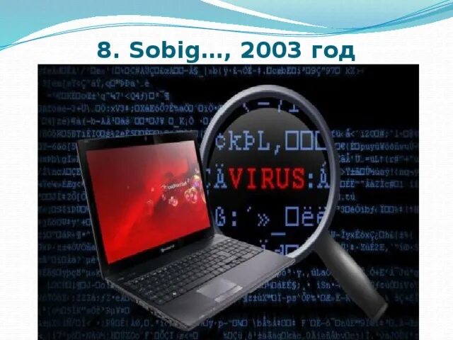 Sobig. Sobig.f (2003). Sobig.f virus. Conficker.