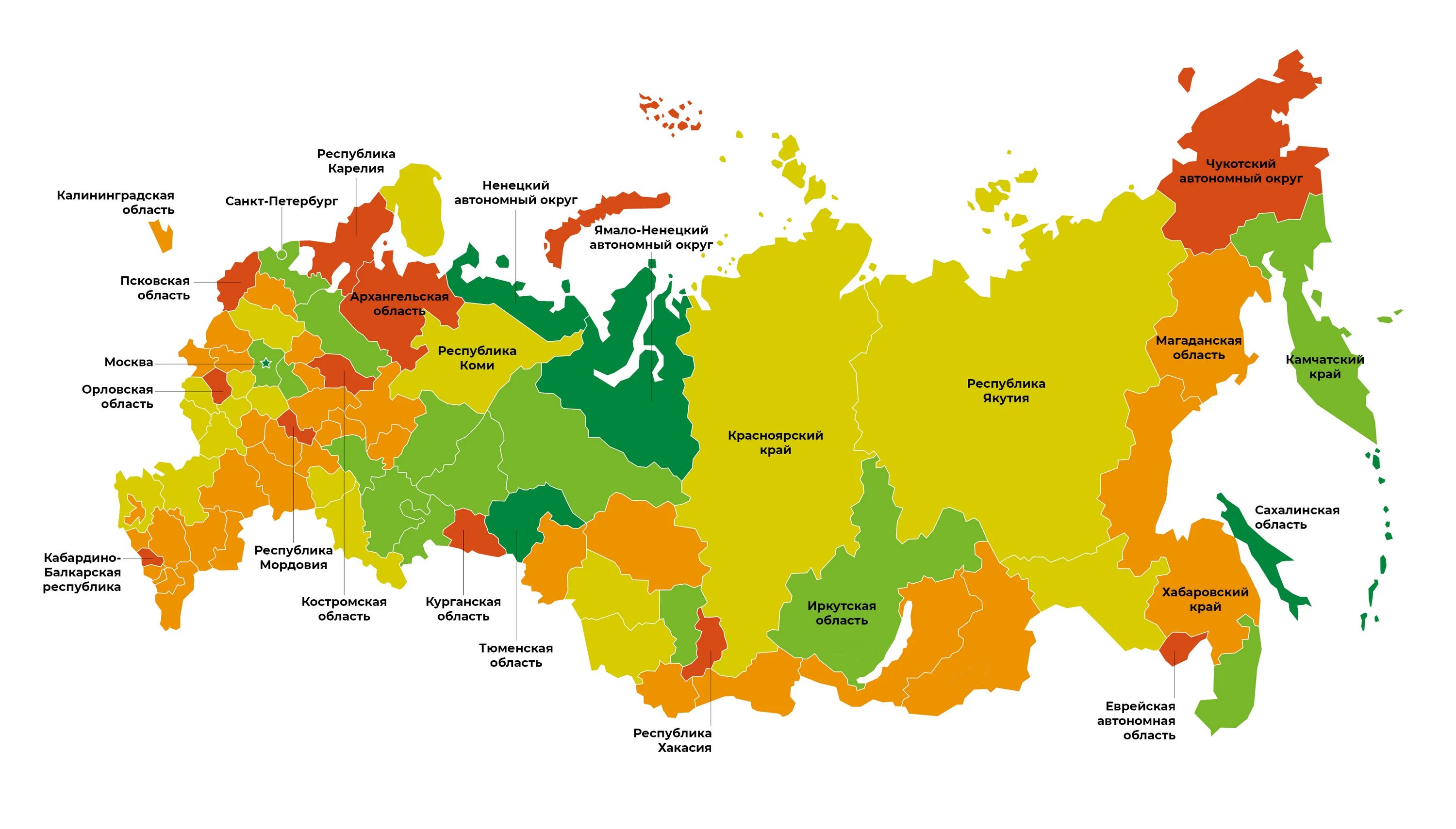 Карта РФ С регионами. Карта России с областями Федерации. Регионы России. Карта российских регионов.